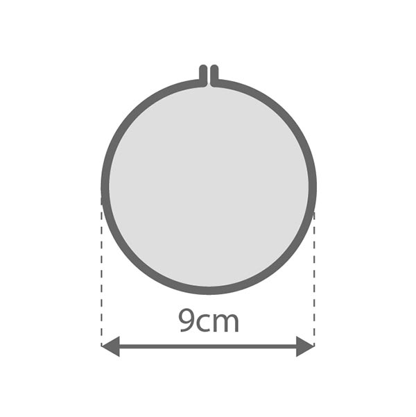 9cm embroidery hoop